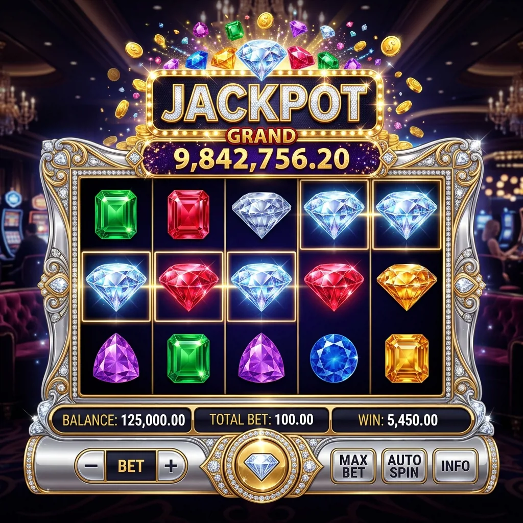 Слот Diamond Strike с джекпотом
